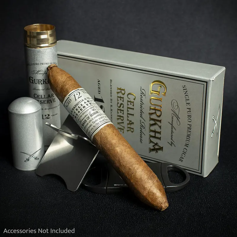 Gurkha Cellar Reserve Aged 12 Years Platinum Hedonism Tubos Cigars - 3 Pack 2