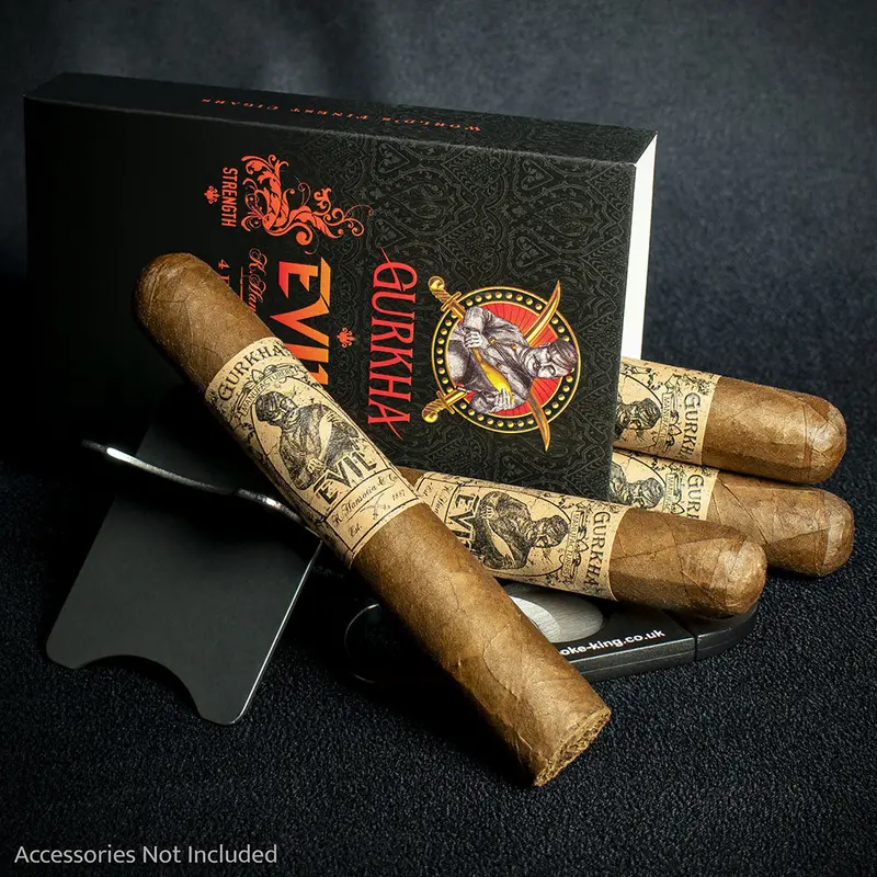 Gurkha Evil Robusto Cigars - Pack Of 4 1