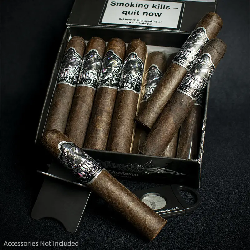 Gurkha Ghost Silver Shadow Robusto Cigars - Box Of 21 1