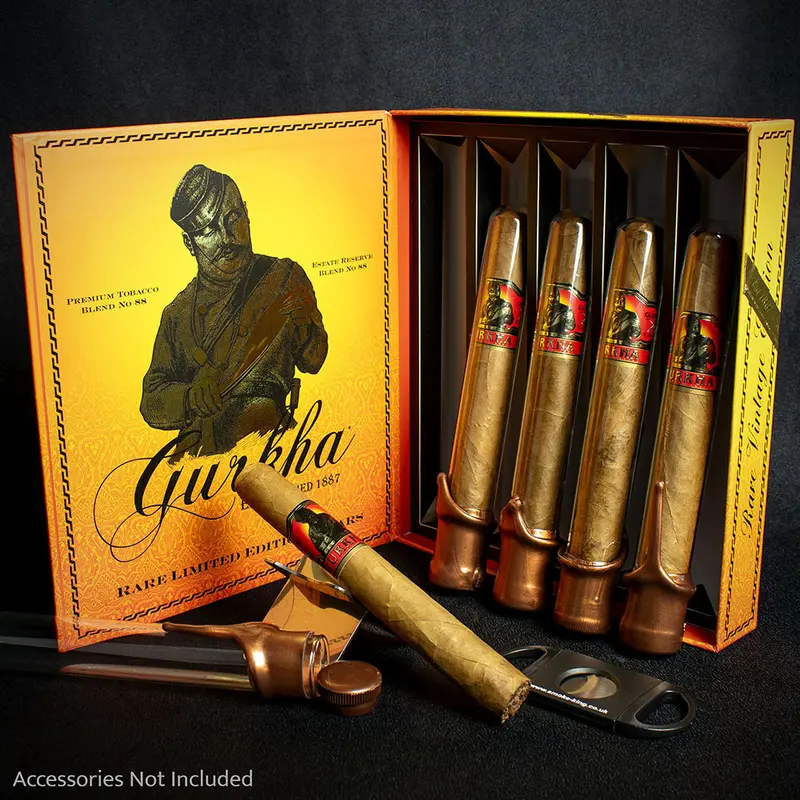 Gurkha Grand Reserve Connecticut Robusto Cigars - Box Of 5 1