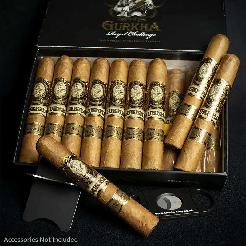 Gurkha Royal Challenge Robusto Cigars - Box Of 20 1