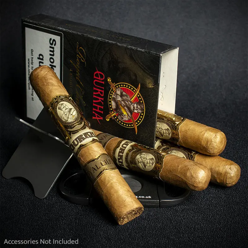 Gurkha Royal Challenge Robusto Cigars - Box Of 4 1