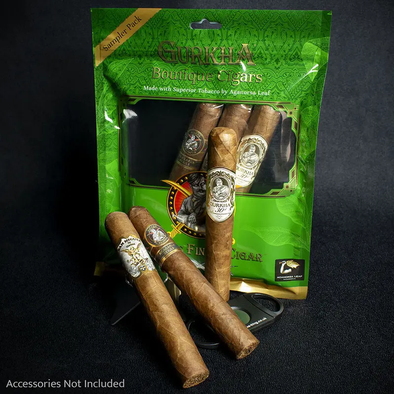 Gurkha Selection Boutique Toro Cigars - Green Pack Of 6 1