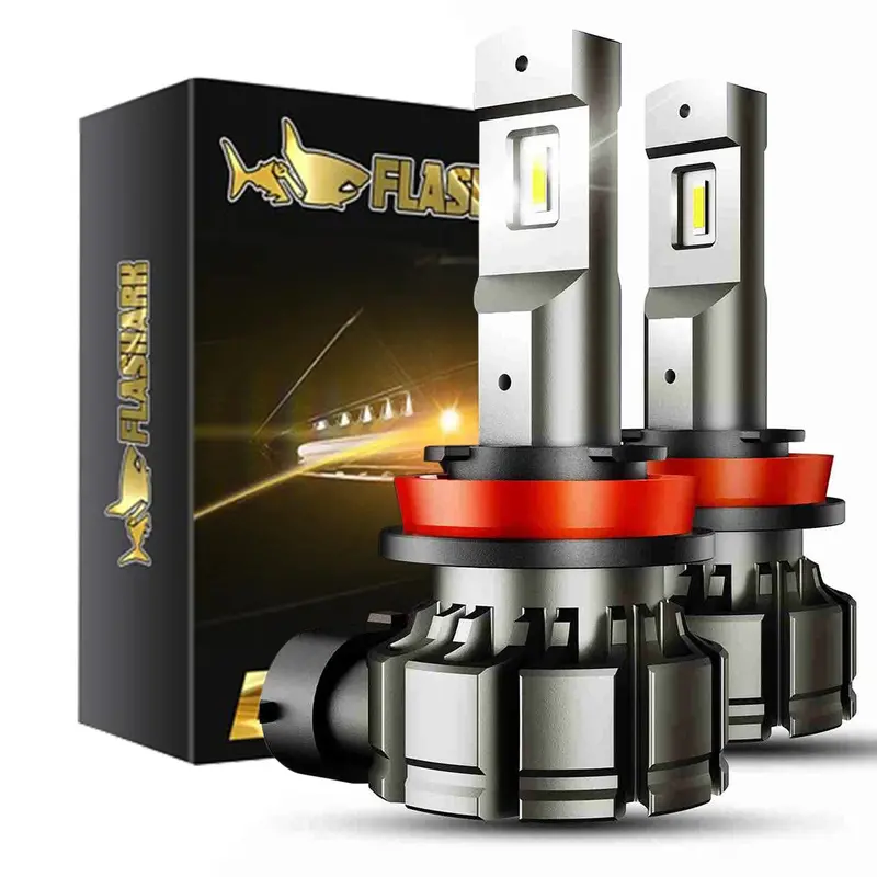 H11 H8 H9 Led Fog Light Bulbs 13W 6000Lm 6000K | 2 Bulbs 1