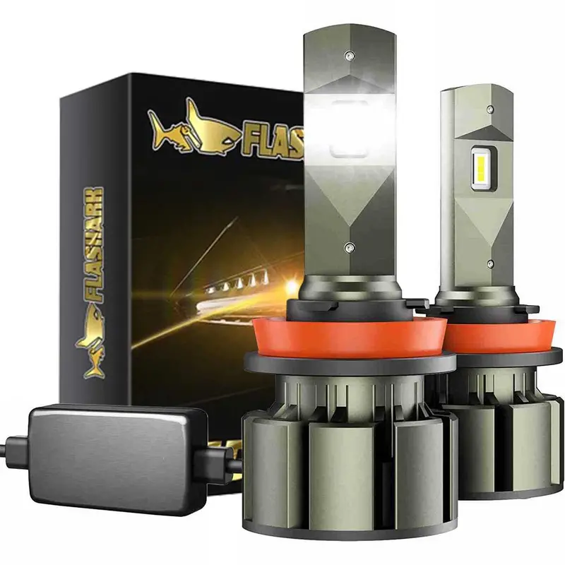 H11 H8 H9 Led Headlight Bulbs 60W 12000Lm 6000K | 2 Bulbs For Chevy/Ford/Dodge/Jeep/Bmw/Nissan/Toyota/Honda 1