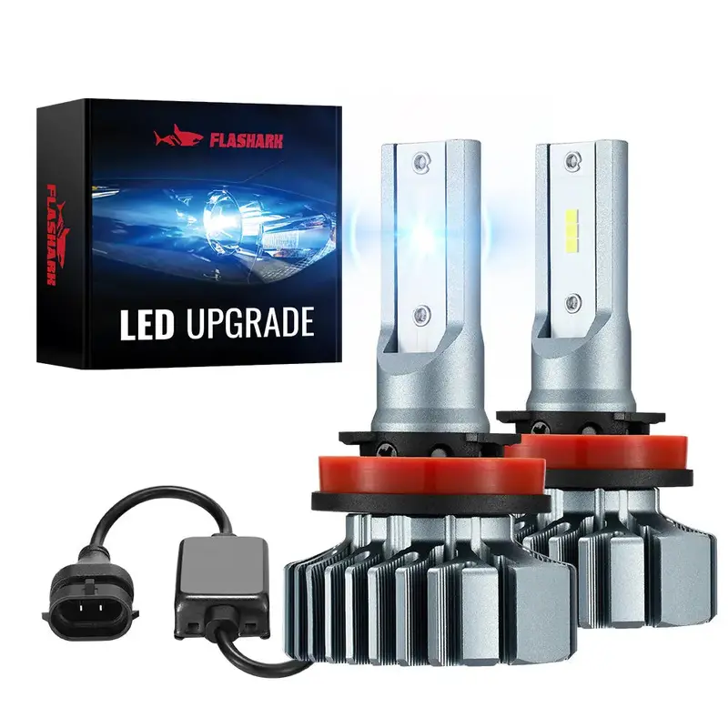 H11 H8 H9 Led Headlight Bulbs 60W 6000K 20000Lm White 2Pcs For Chevrolet/Ford/Toyota/Dodge/Gmc/Honda 1