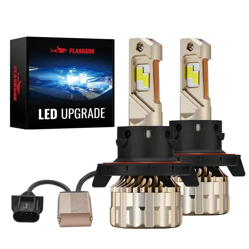 H13/9008 Led Headlight Bulbs 110W 6500K ‎‎28000Lm White Dual-Function 2Pcs For Chevrolet/Ford/Gmc//Bmv/Dodge/Honda/Nissan/Jeep 1