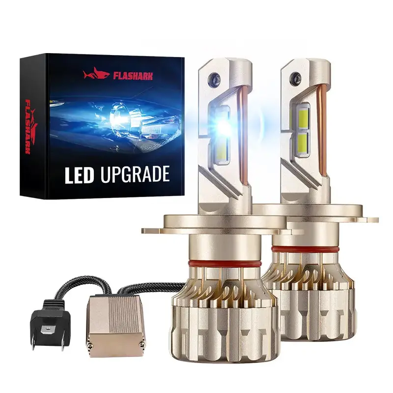 H4/9003/Hb2 Led Headlight Bulbs 110W 6500K 28000Lm White Dual-Function 2Pcs For Chevrolet/Ford/Gmc//Bmv/Dodge/Honda/Nissan/Jeep 1