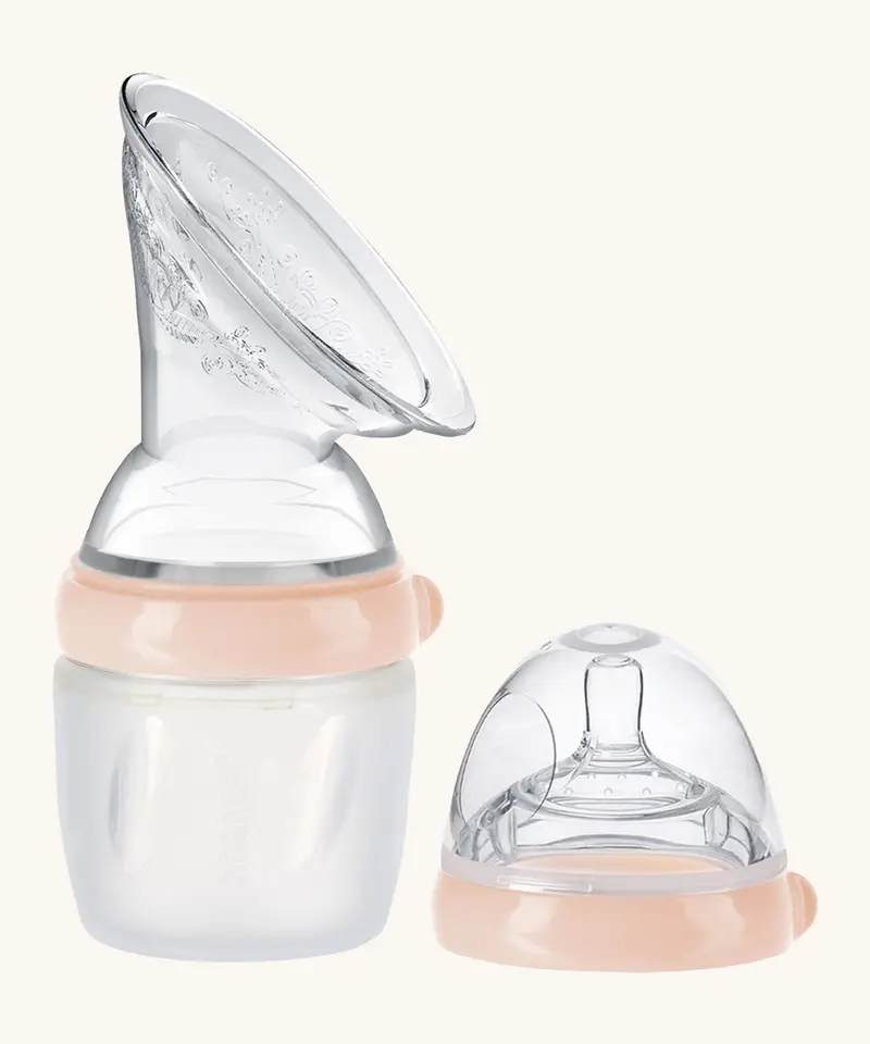 Haakaa Breast Pump With Bottle & Bottle Top Gen. 3 1