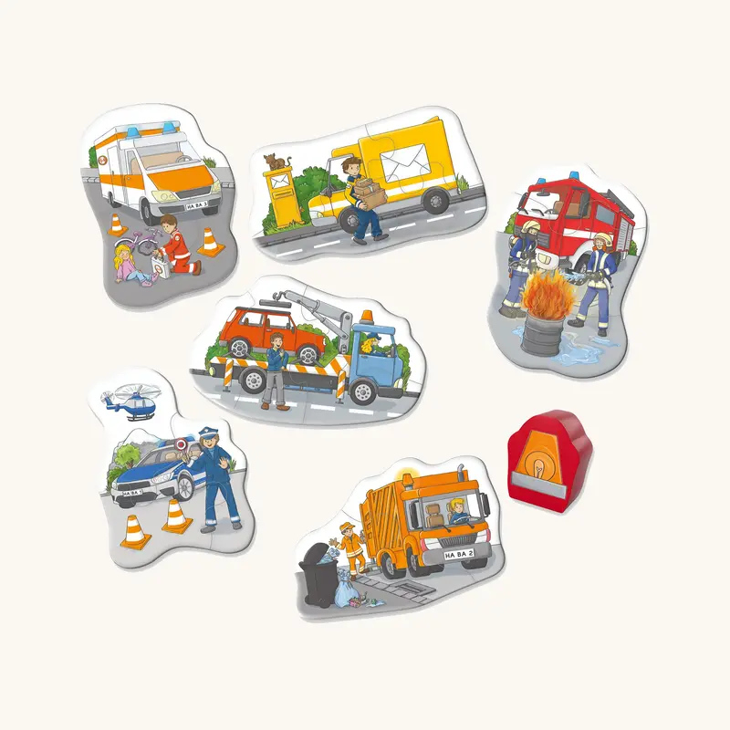 Haba 6 Little Hand Jigsaw Puzzles - In Action 2