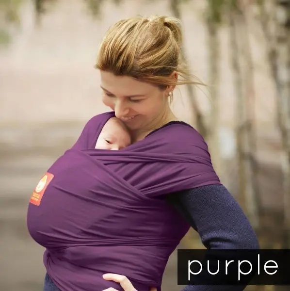 Hana Baby Wrap Organic - Regular-Purple 1