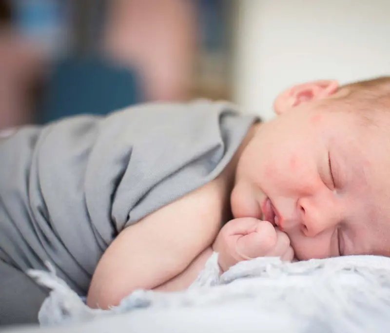 Hana Swaddle Blanket - Navy 2
