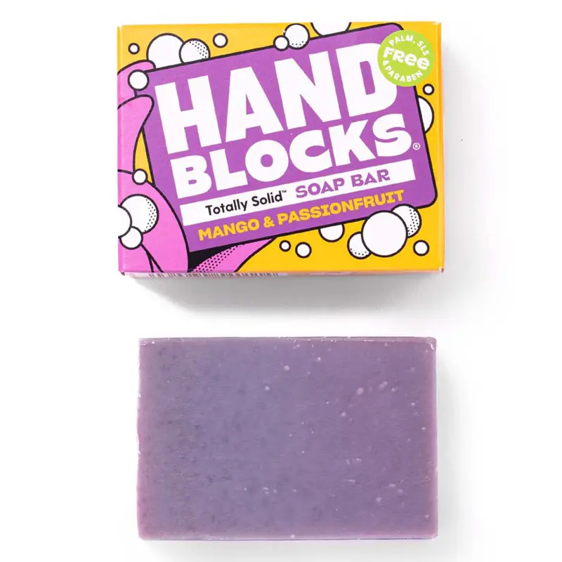 Hand Blocks Hand Soap Bar - Mango & Passionfruit 1