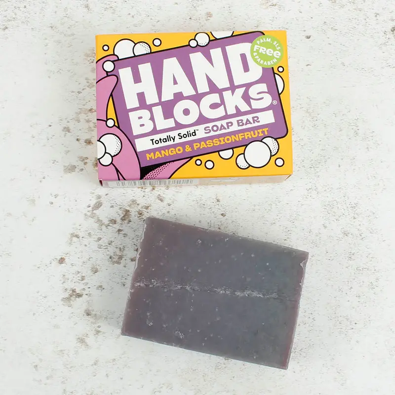 Hand Blocks Hand Soap Bar - Mango & Passionfruit 2