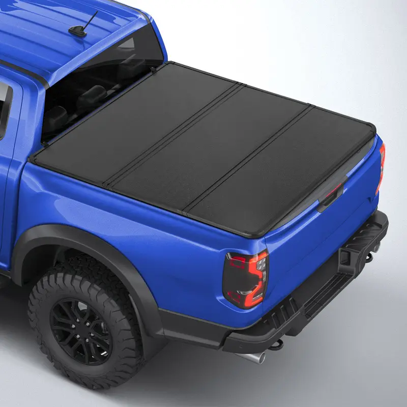 Hard Tri-Fold Tonneau Cover 5.10 Ft For 2019-2025 Chevy Silverado & Gmc Sierra 1500 | Spelab 1