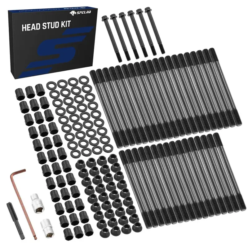 Head Stud Kit For 2001-2016 6.6L Lb7 Lly Lbz Lmm Lml Chevy Duramax|Spelab 1