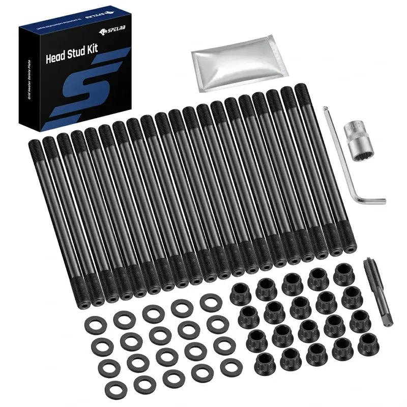 Head Stud Kit For 2003-2007 6.0L Powerstroke Ford F250 F350 F450|Spelab 1