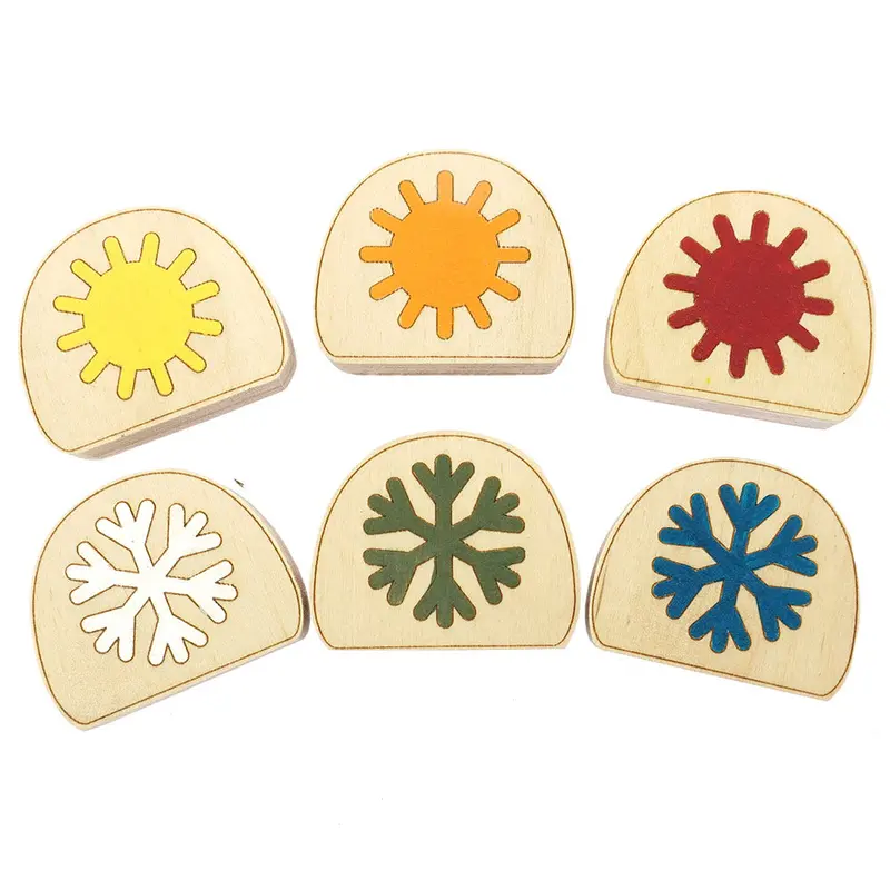 Hellion Toys Handcrafted Wooden Temperature Blobs 1
