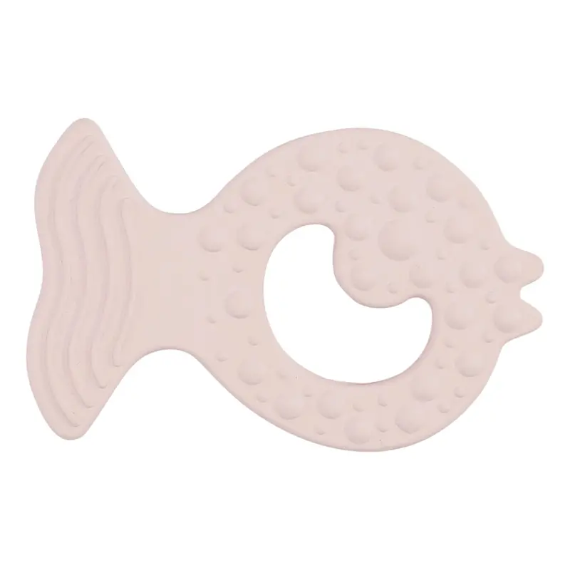 Hevea Bumi Bébé Fish Soothing Toy - Rose 1