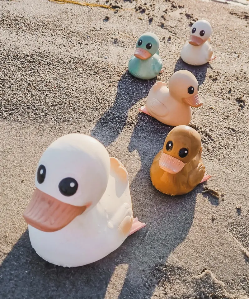 Hevea Mini Kawan Natural Rubber Duck 4