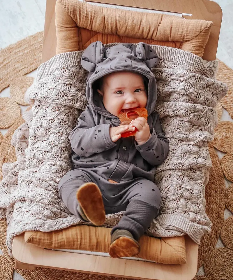 Hevea Natural Rubber Panda Teether 2