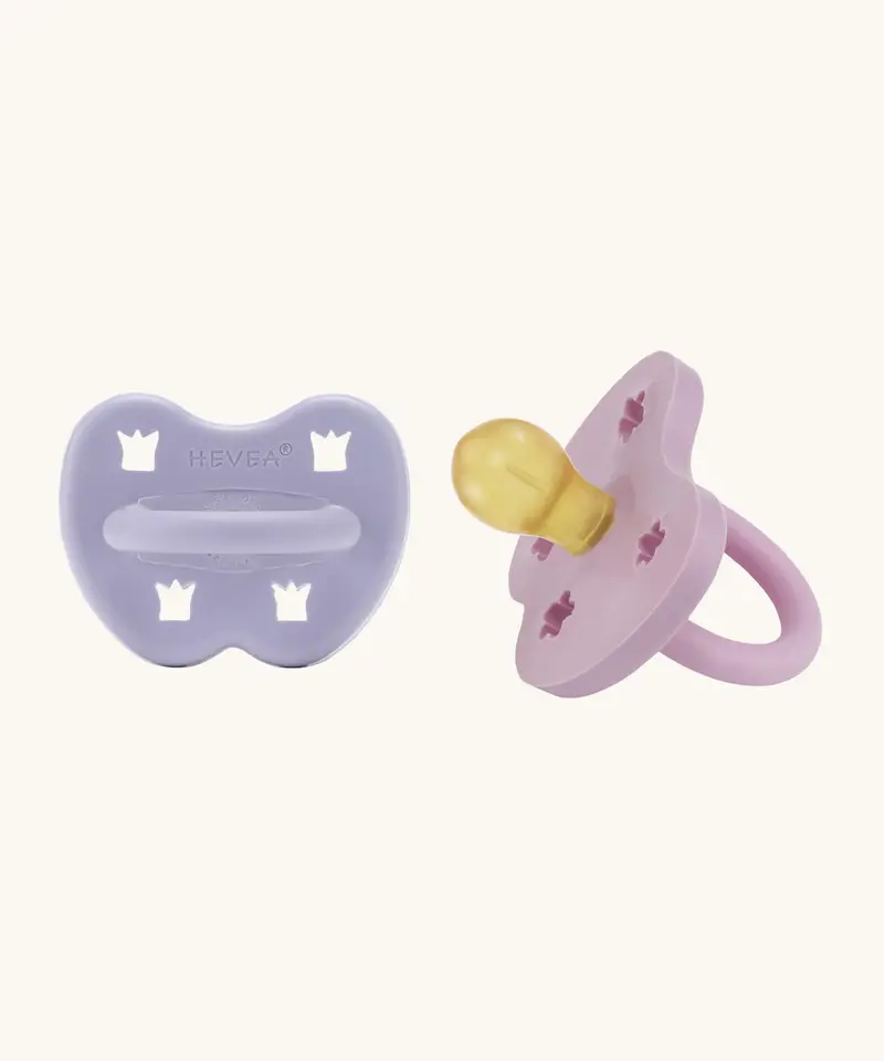 Hevea Round Baby Pacifier - 2 Pack 5
