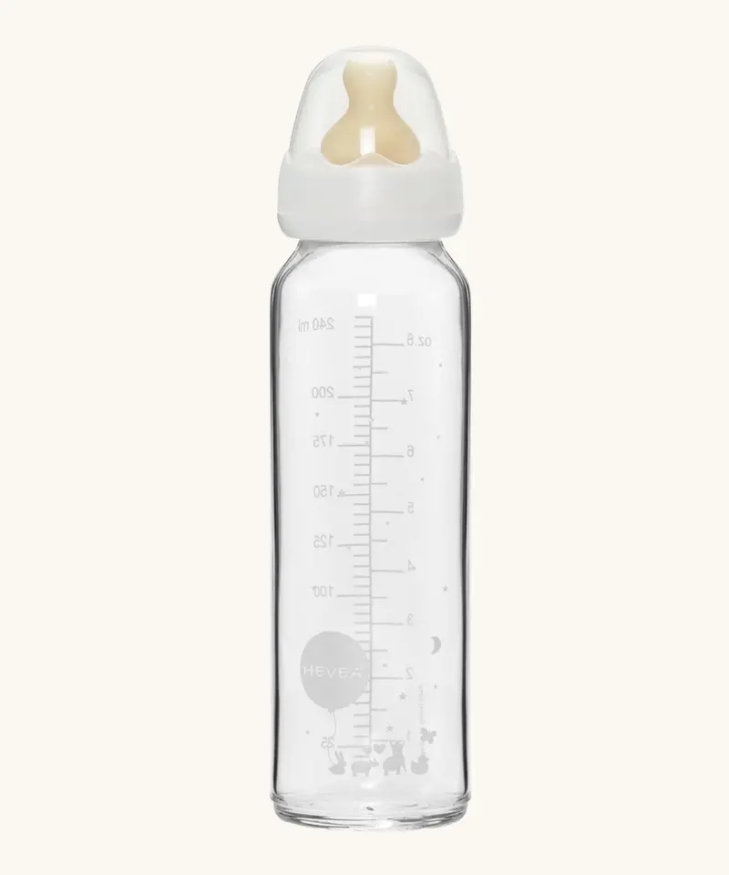 Hevea Standard Neck Glass Baby Bottle - 240Ml 1