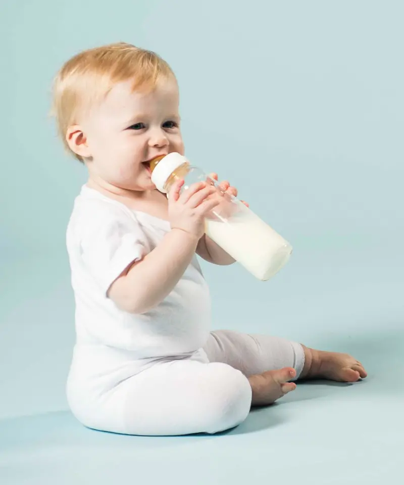 Hevea Standard Neck Glass Baby Bottles 2 Pack - 240Ml 2