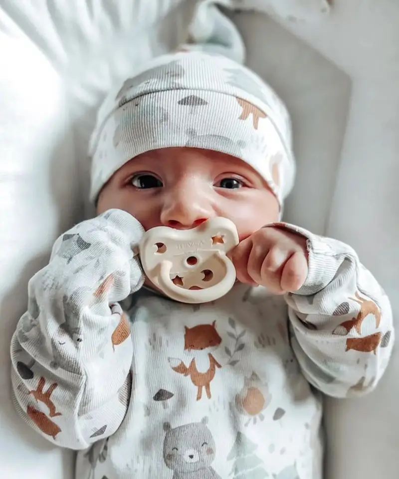 Hevea Symmetrical Baby Pacifier - 1 Pack 2
