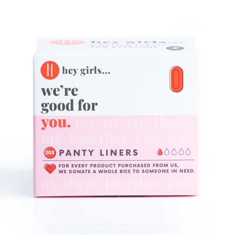 Hey Girls Bamboo Panty Liners - 20 Pack 1
