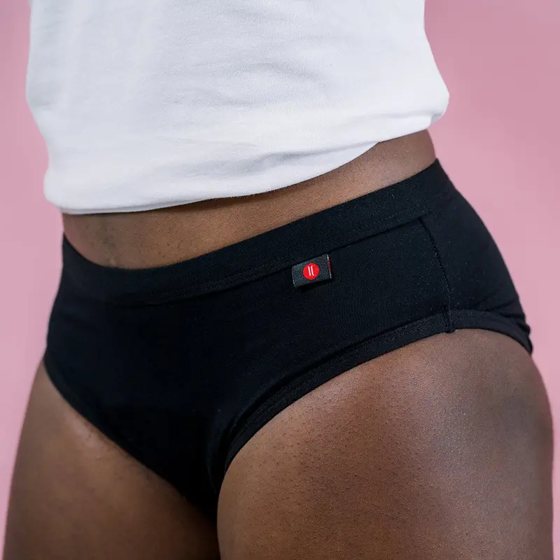 Hey Girls Essential Bikini Period Pants - Black 1