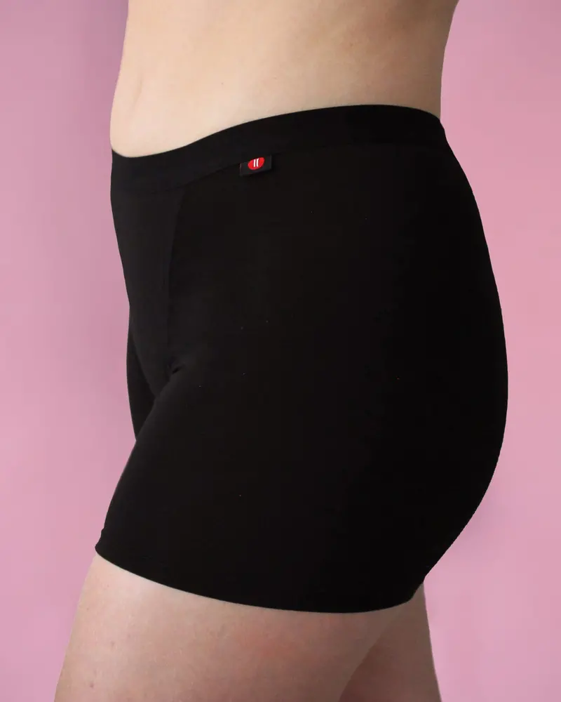 Hey Girls My Period Shorts - Black 1