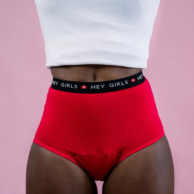Hey Girls Super Soft Red Cherry Period Pants 1