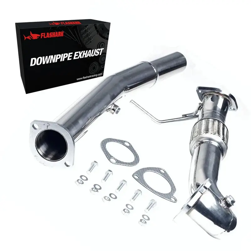 High Flow 3-Inch Downpipe Exhaust For 1999-2006 Audi S3 & Tt 1.8T Turbo 1