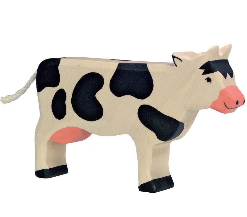 Holztiger Black Standing Cow 1