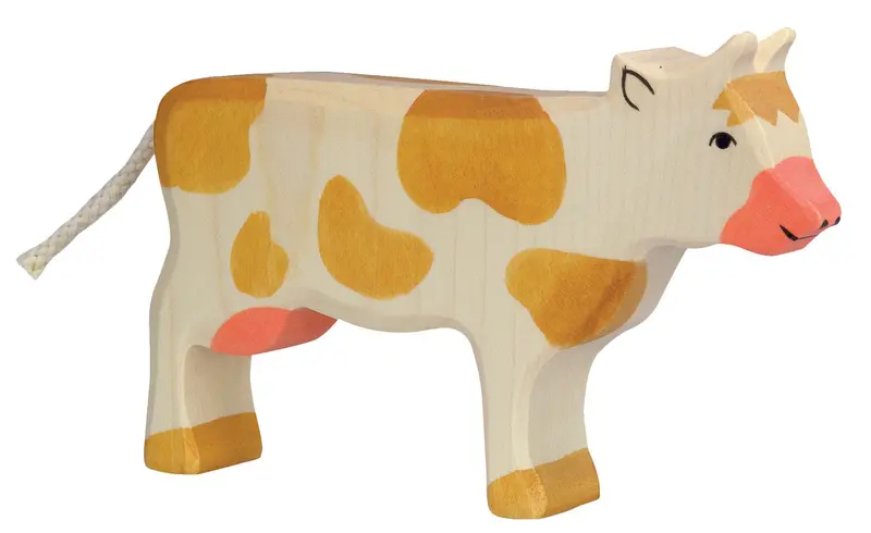 Holztiger Brown Standing Cow 1