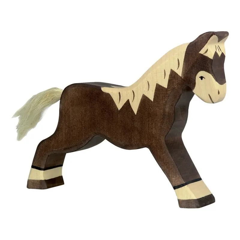 Holztiger Dark Brown Running Horse 1