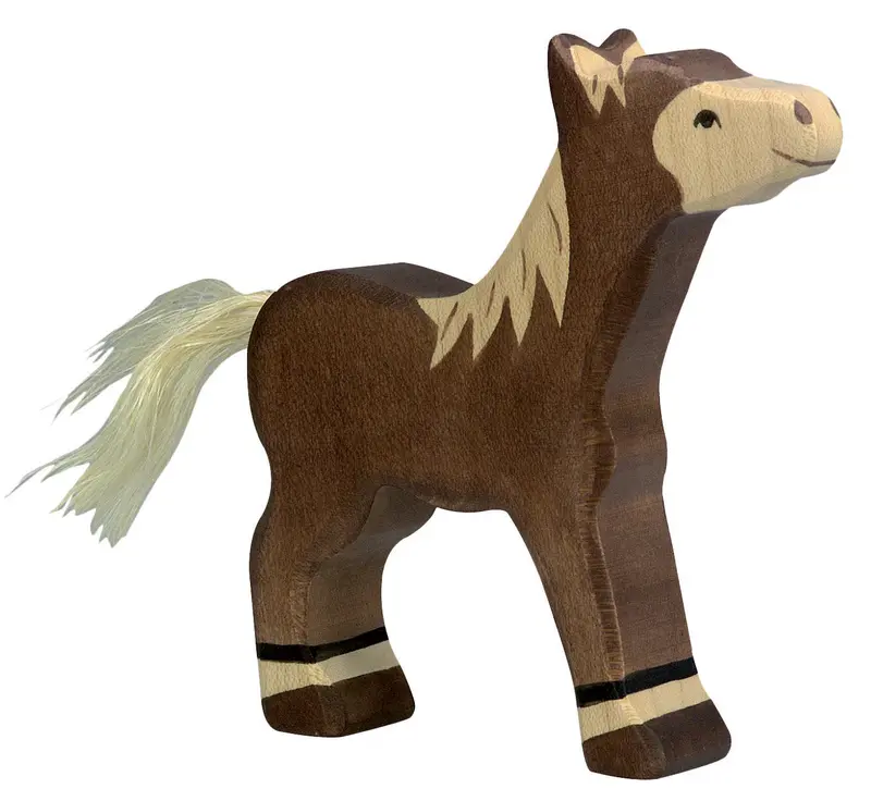 Holztiger Dark Brown Standing Foal 1
