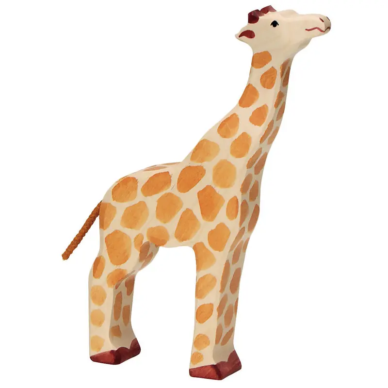 Holztiger Giraffe With Raised Head 1