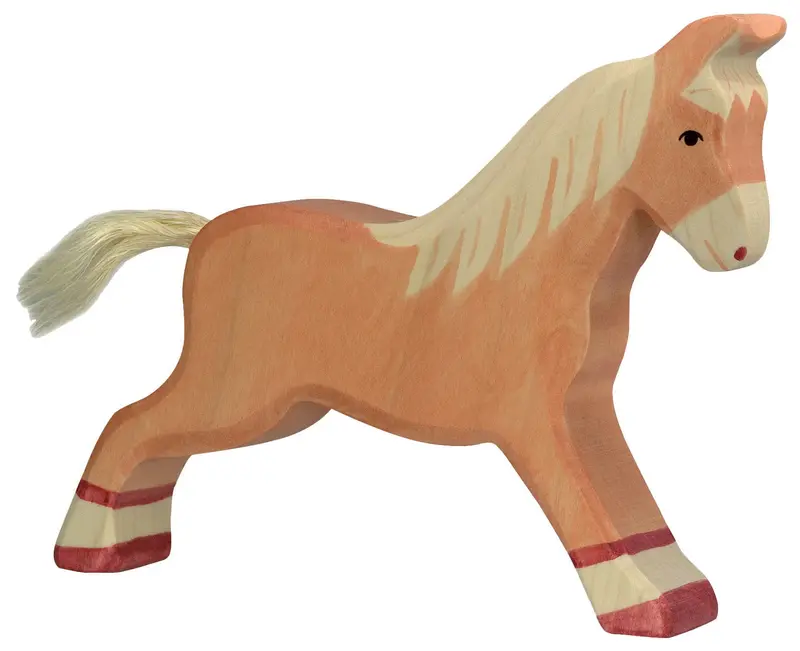 Holztiger Light Brown Running Horse 1