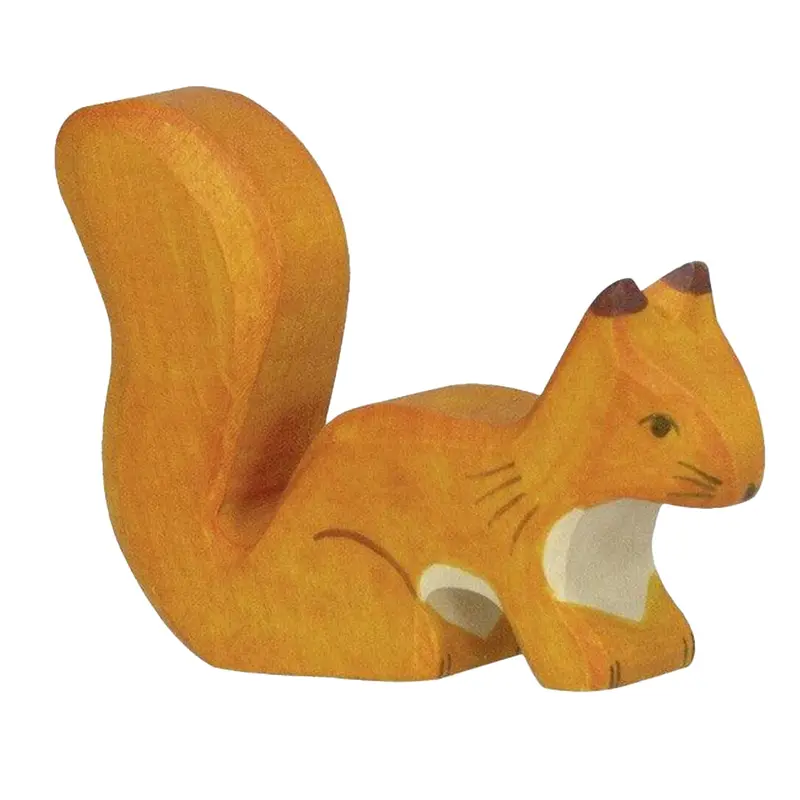 Holztiger Orange Standing Squirrel 1