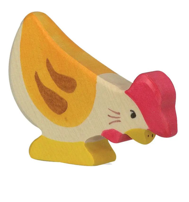 Holztiger Pecking Hen 1