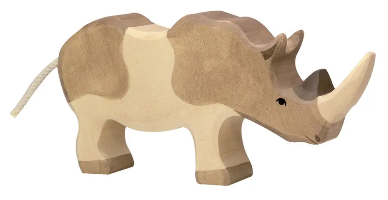 Holztiger Rhinoceros 1