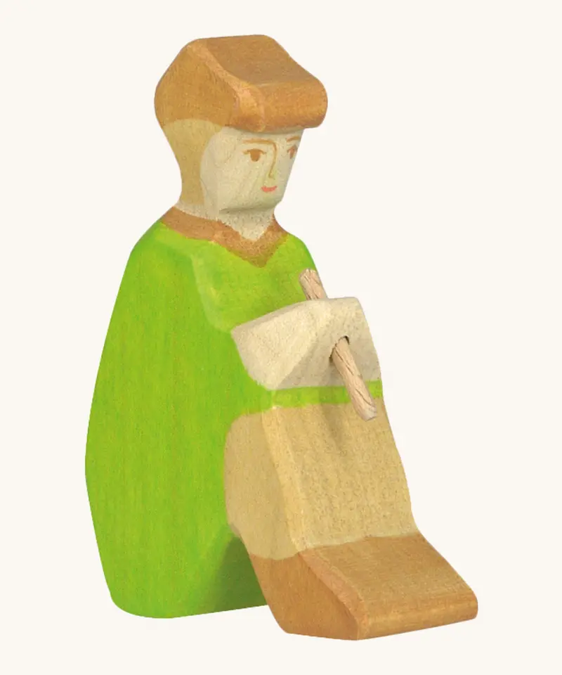 Holztiger Shepherd With Flute 1