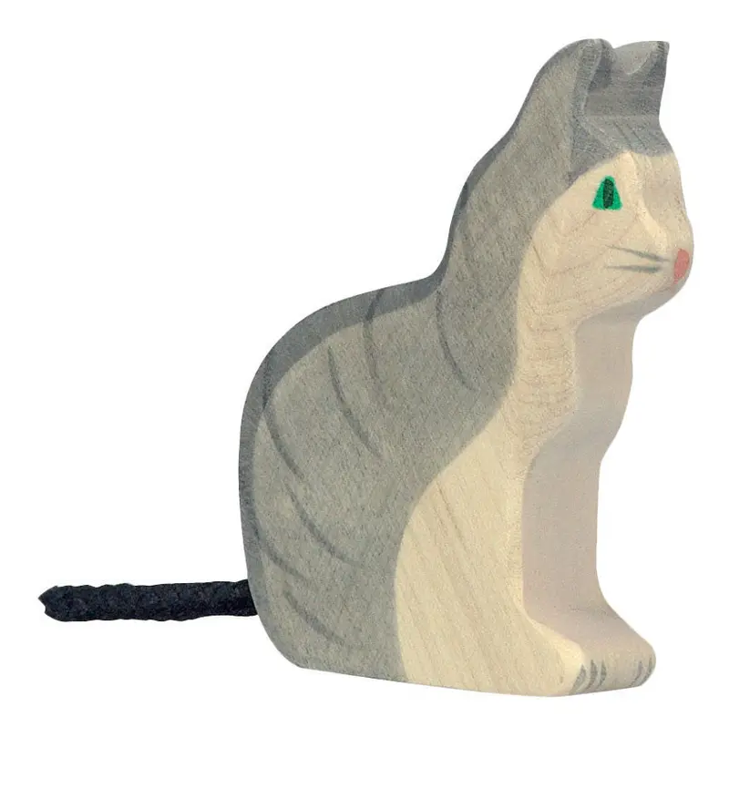 Holztiger Sitting Cat 1