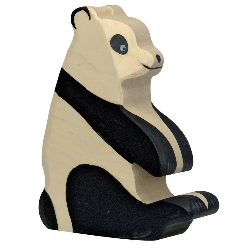 Holztiger Sitting Panda 1