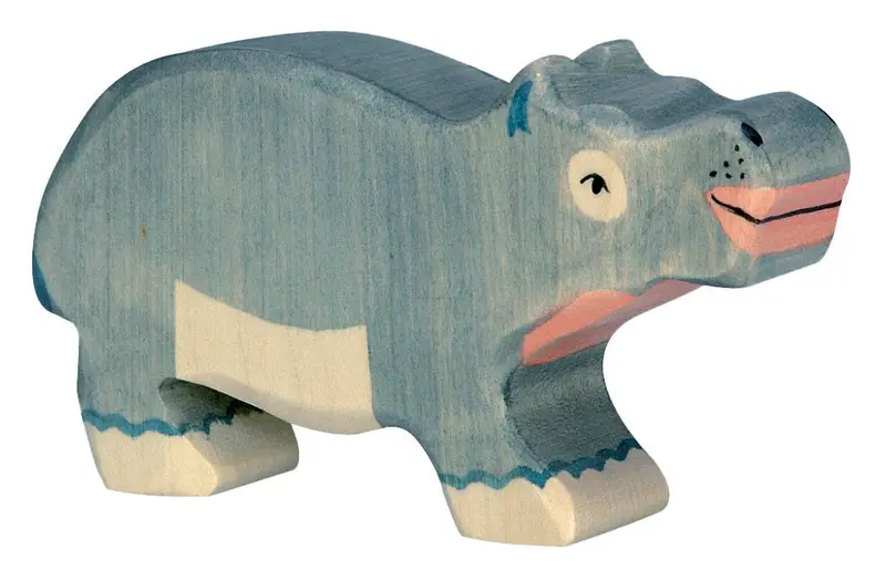 Holztiger Small Hippopotamus 1
