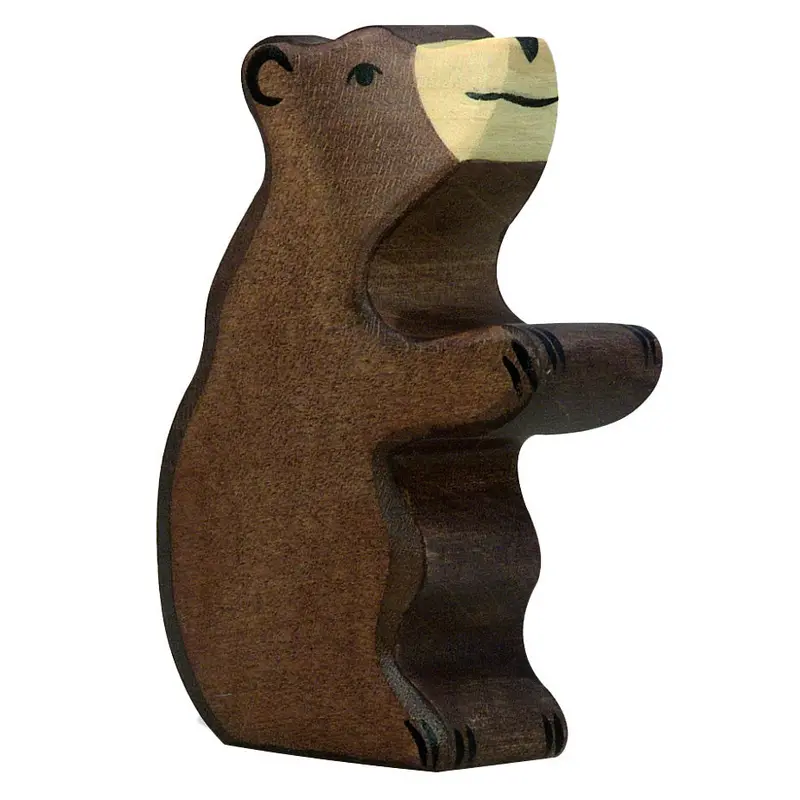 Holztiger Small Sitting Brown Bear 1