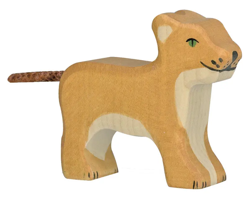 Holztiger Small Standing Lion 1