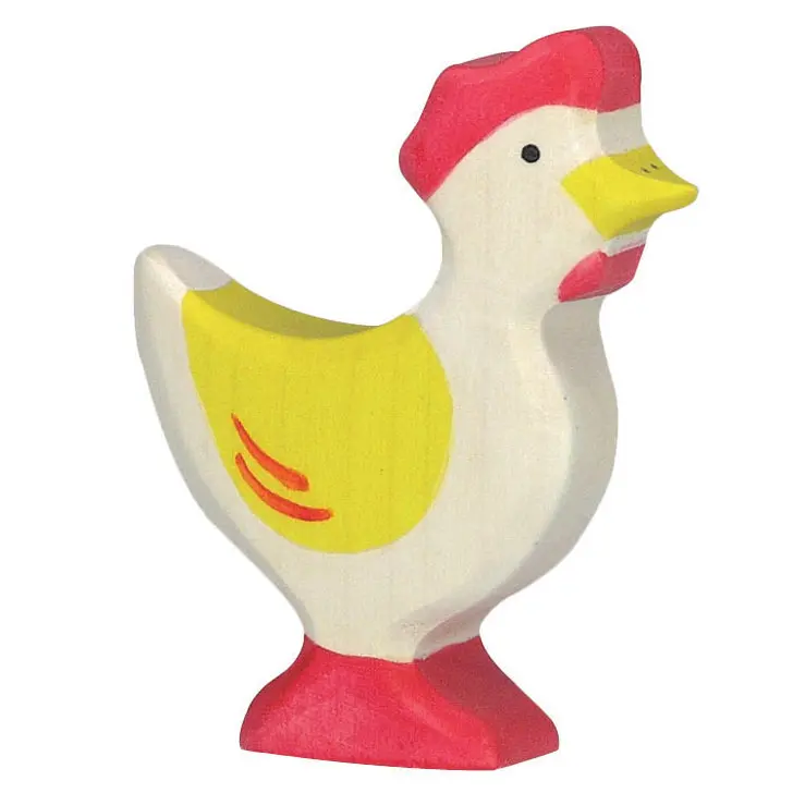 Holztiger Yellow Standing Hen 1